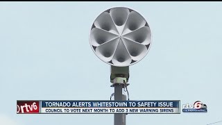 Tornado alerts Whitestown to safety issue [upl. by Alyworth]