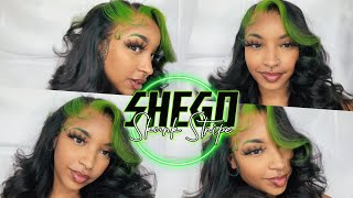 👏Viral Blonde Skunk Stripes Wig Install  Trending Lace Front Wig ULAHAIR Review [upl. by Laaspere]