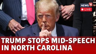 Donald Trump LIVE  Trump Stops MidSpeech in North Carolina Asks For quotA Doctor Pleasequot  N18L [upl. by Mannos]