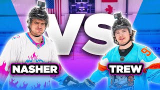 NASHER vs TREW CREW YOUTUBE HOCKEY SHOWDOWN [upl. by Lohner839]