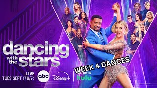 DWTS Season 33 Dances  Week 4 Dedication Night [upl. by Oiratnom]