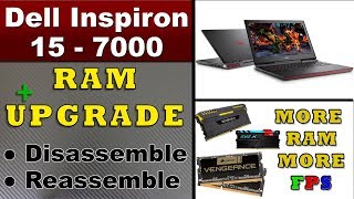 Dell Inspiron 15 7000 RAM UPGRADE  Replace [upl. by Radack]