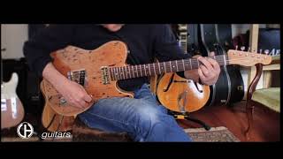 Lollar vintage T  gold foil pickups on selfmade Telecaster douglas fir demo [upl. by Primo]