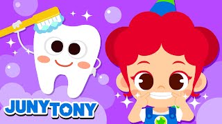 Canción Divertida para Cepillarse los Dientes  Canciones Infantiles  JunyTony en Español [upl. by Airec]