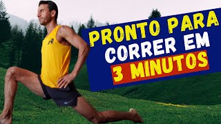 AQUECIMENTO EM 3 MINUTOS evite lesões deixando seu corpo preparado para a corrida [upl. by Stretch]