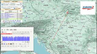 Tropo FM DX  Slovakia  Europa 2 Fun Rádio Rádio Devín  received in Bosnia 21062024 [upl. by Loftis]