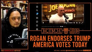 America Votes Today Joe Rogan Endorses Donald Trump After Podcast with Elon Musk [upl. by Eoin522]