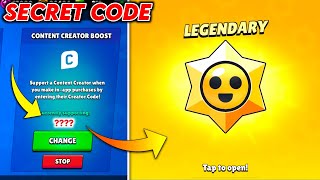 LUCKY CREATOR CODE 🌟 Legendary Star Drop ✓ Brawl Stars [upl. by Krid231]