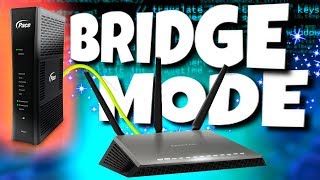 GATEWAY BRIDGE MODE ROUTER SETUP ATampT Pace 5268ac [upl. by Ennaeiluj]