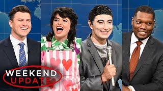 Weekend Update ft Sarah Sherman and Aristotle Athari  SNL [upl. by Cioban]