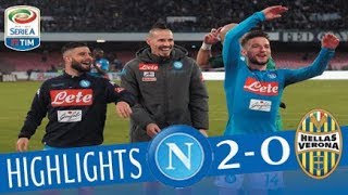 Napoli  Hellas Verona 20  Highlights  Giornata 20  Serie A TIM 201718 [upl. by Shaylah175]