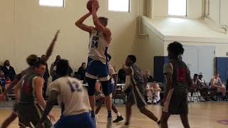 MBAMattawan 2019 6’10 Nolan Foster highlights from Spring Showdown [upl. by Burger887]