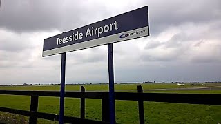 Teesside Airport Train Station [upl. by Aihseit]