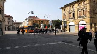 curva sud veneziamestre corteo piazza mogliano parte1 [upl. by Neona]