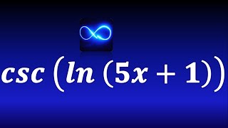 Derivada de cosecante de un logaritmo natural Función trigonométrica [upl. by Remark]