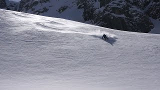 Col de la Floria Aiguilles Rouges Chamonix Mont Blanc ski de randonnée pente raide montagne [upl. by Wolgast]