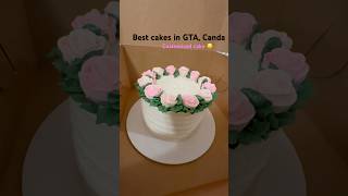 Best taste cakes in Toronto Canada cake cakes rosettes rose rosé redvelevet cakedecorating [upl. by Nylhtiak]