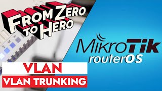 How to Configure VLAN and VLAN Trunking on MikroTik Router VLAN DHCP DNS Server NAT  Part 3 [upl. by Nonie]