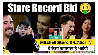 Mitchell Starc ने तोड़े सारे Record 😱 Pat Cummis हुए SRH के  IPL Auction LIVE [upl. by Elleret446]