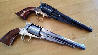 A pair of Uberti Remington 1858 New Army replicas 荒野大嫖客 [upl. by Thaddaus]