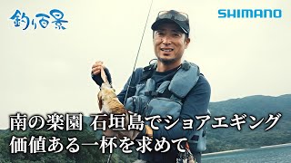 【釣り百景】522 南の楽園 石垣島でショアエギング価値ある一杯を求めて [upl. by Leopoldeen]