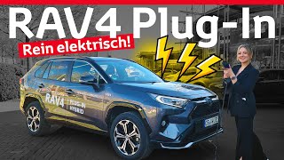 RAV4 PlugIn Hybrid  Rein elektrische Reichweite im Test [upl. by Saul453]