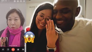 Korean Moms LIVE Reaction to Our Engagement Remarry [upl. by Akener]