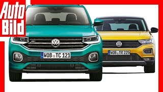 VW TCross vs VW TRoc 2018 Vergleich  Test  Review [upl. by Lauri]