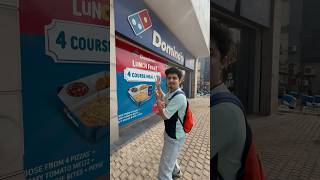 Trying outside food in dominos [upl. by Kamat]