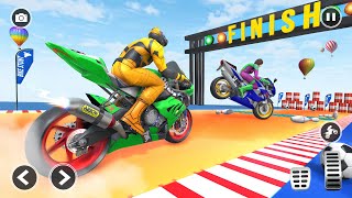 Mega Ramp Impossible Stunt Bike Rider Android Gameplay [upl. by Hunger]