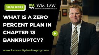 What is a Zero Percent Plan in Chapter 13 Bankruptcy [upl. by Sheehan]