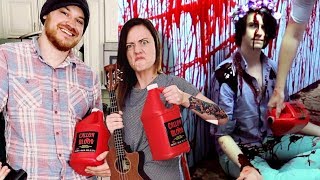 Ten Gallons of Fake Blood making of Sunday Uke Group [upl. by Richman]