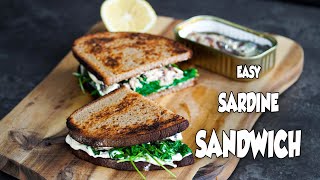 Epic Sardine Sandwich Recipe  Quick and Easy [upl. by Naida]