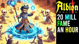 Albion Online The BEST Fame Farm Build Guide [upl. by Elamef]