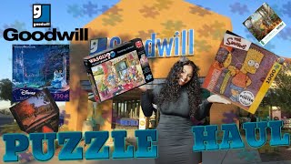 GOODWILL THRIFT STORE PUZZLE HAUL  PUZZLES GONE WILD puzzle haul thrifting [upl. by Flemming]