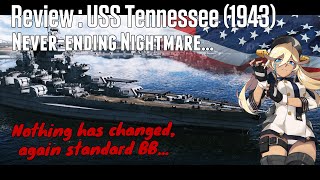 War Thunder Review USS Tennessee 1943  Standardtype Battleship Neverending Nightmare [upl. by Asille]