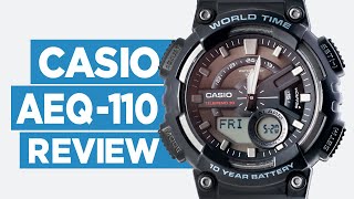 CASIO AEQ110W Watch Review Module 5479  Is this rugged watch from Casio any good [upl. by Nesnaj502]