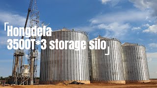 33500T maizewheatsoybean storage silo [upl. by Marteena]