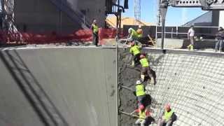 Wow Conical Concrete Pour of Grain Silo [upl. by Elspeth]