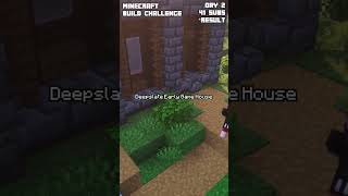 Day 2  Deepslate 9x9 House  minecraft minecraftbuilding challange [upl. by Nevad]