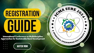 Registration Guide for the 7th ICMA SURE 2024 [upl. by Roosevelt]