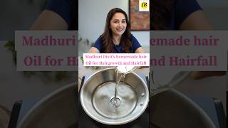 Madhuri Dixits Hair oil for Hairgrowth and Hairfall shorts hairoilsforgrowth hairfall [upl. by Suhpesoj24]