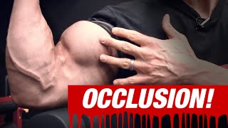 Occlusion Training for Biceps SEE WHAT IT’S ALL ABOUT [upl. by Ahsienar]