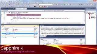 Sapphire 3  visual Ruby Programming for Windows [upl. by Also873]