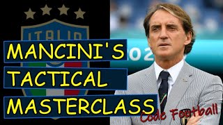 Roberto Mancinis tactics Italy EURO 2020 [upl. by Sybila]