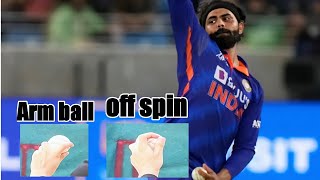 Ravindra Jadejas bowling tipsall variation off spinArm ballhow to ball like ravindra jadejas [upl. by Eelrahs]