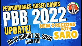 PerformanceBased Bonus PBB 2022 Update II SARO as of August 20 2024 459 PM [upl. by Cynarra525]