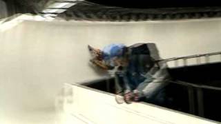 Doubles Luge Crash at the Whistler Sliding Center [upl. by Othelia]