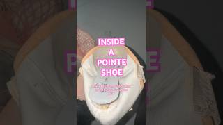 INSIDE A POINTE SHOE ballerinaballetdancerpointeshoesexplainedfreedoflondonbehindthescenes [upl. by Yornek]