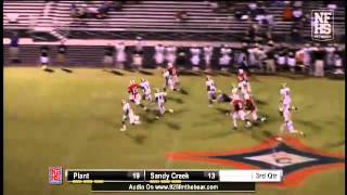 Sandy Creek RB Delvin Weems 47 yd run down the sideline [upl. by Cirda664]